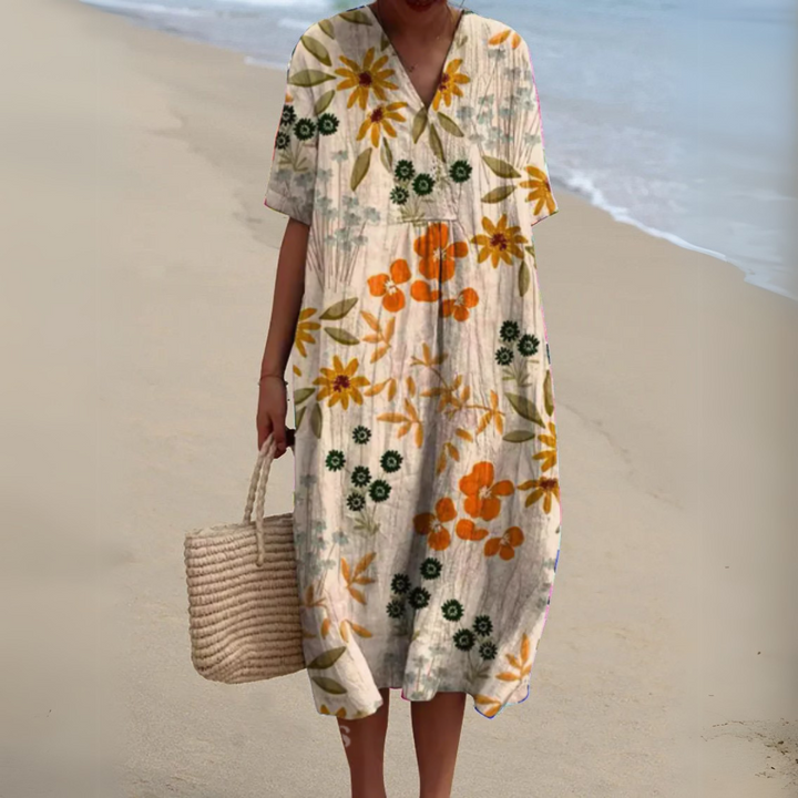 Nathalie | Elegant Floral Dress