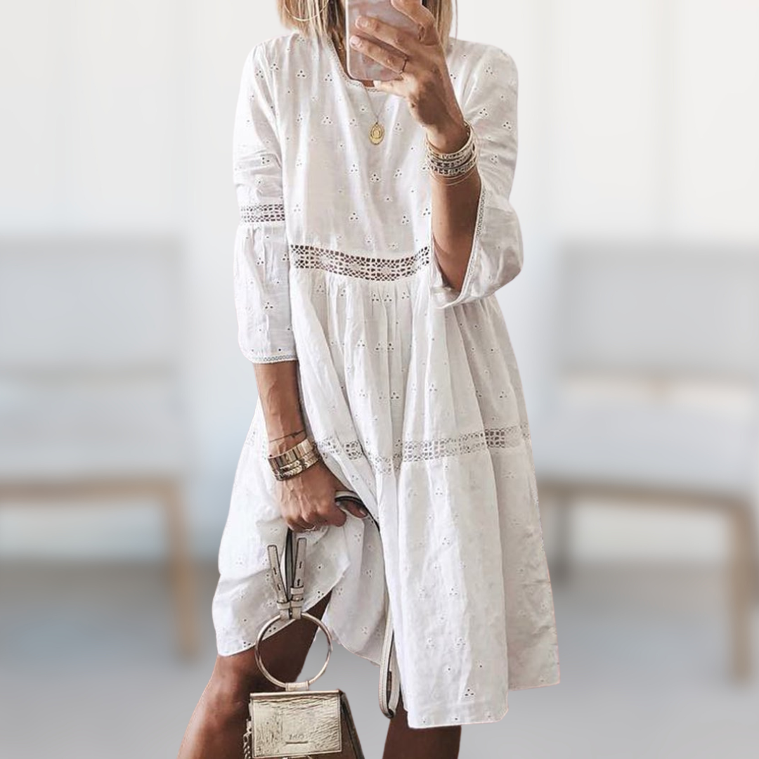 MARZIA™ | ELEGANT EMBROIDERED DRESS