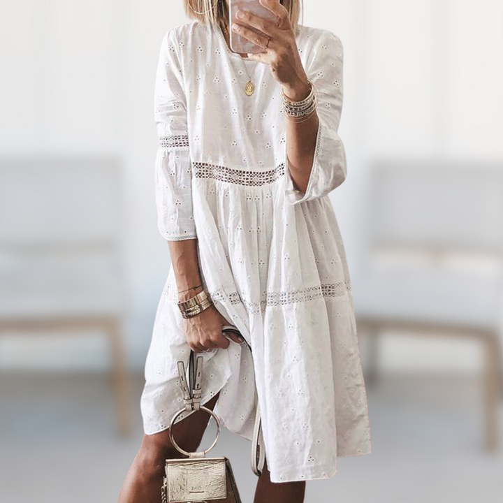 MARZIA™ | ELEGANT EMBROIDERED DRESS