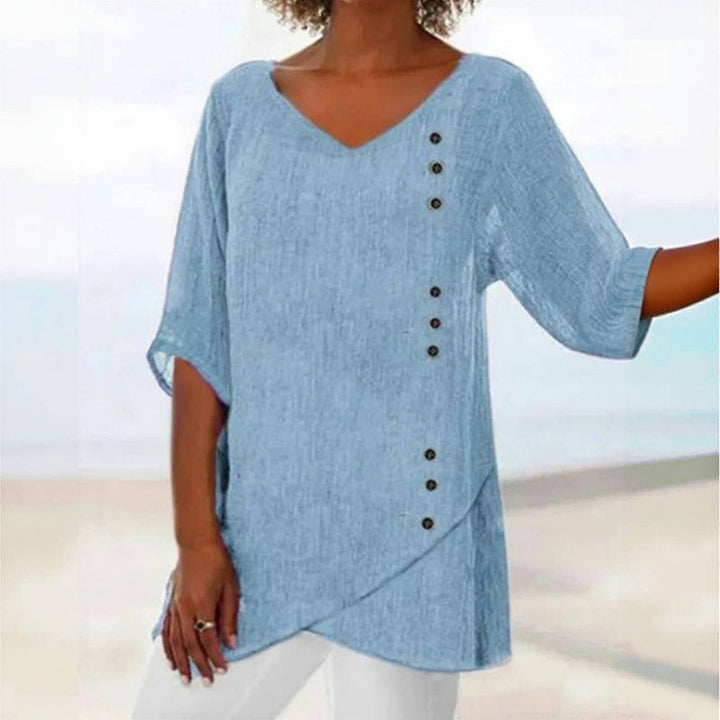 Alva™ | Relaxed AsymmetricalL Blouse