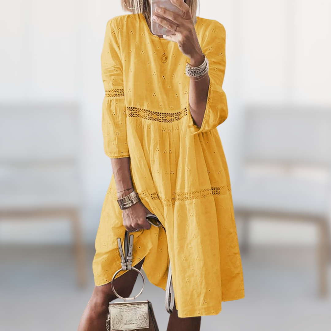 MARZIA™ | ELEGANT EMBROIDERED DRESS