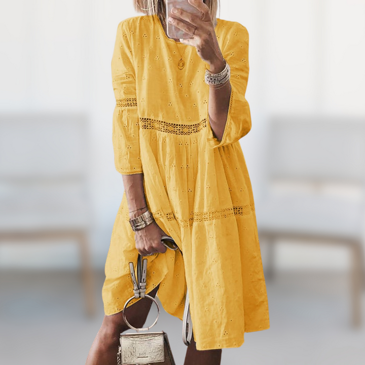 MARZIA™ | ELEGANT EMBROIDERED DRESS