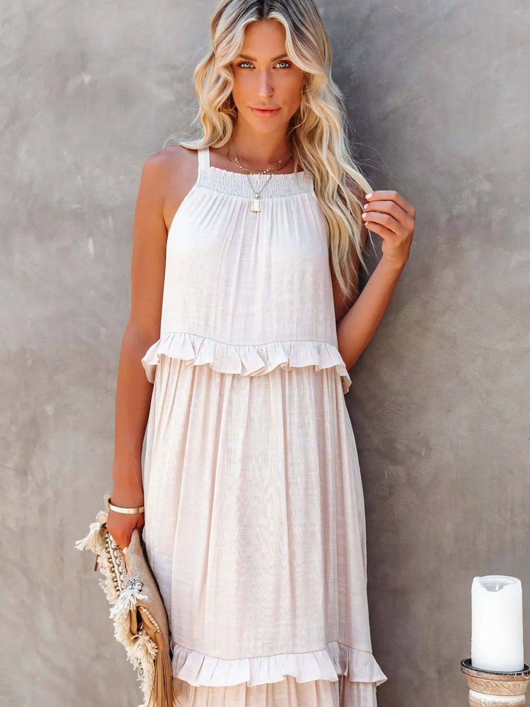Mabel™ | Ruffle Breeze Maxi Dress