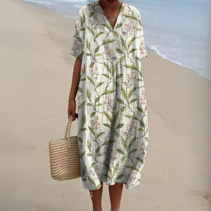 Nathalie | Elegant Floral Dress