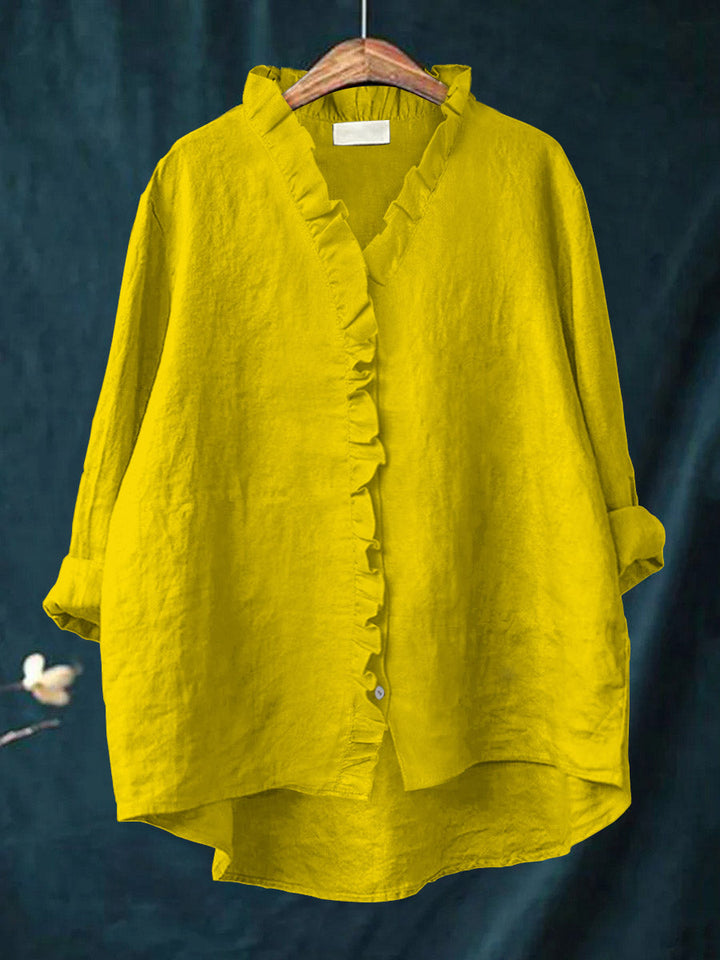 Mia | Elegant Shirt with Ruffle Detail