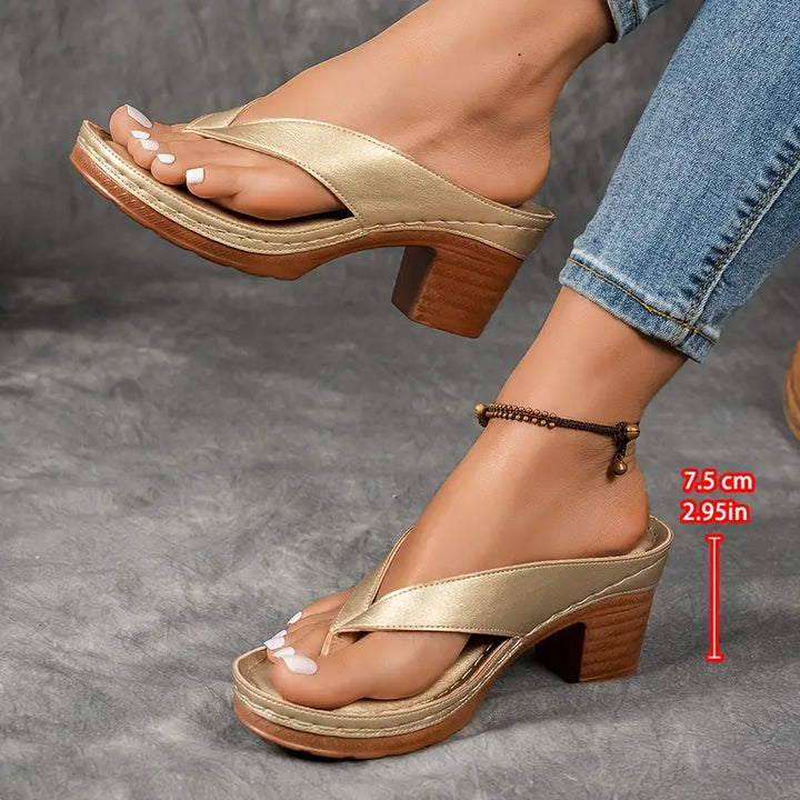 Orthopedic Slippers with Heel