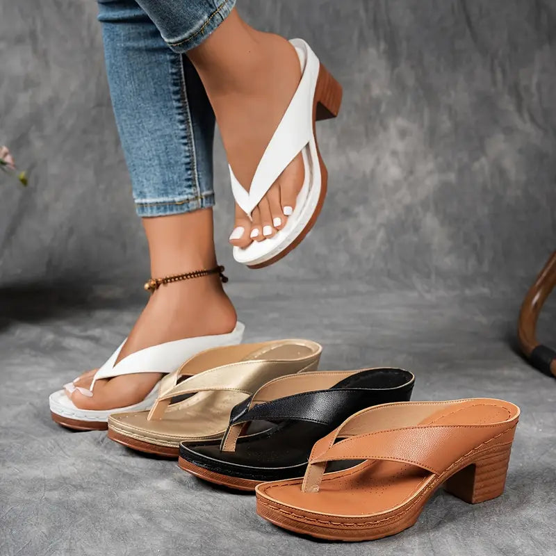 Orthopedic Slippers with Heel