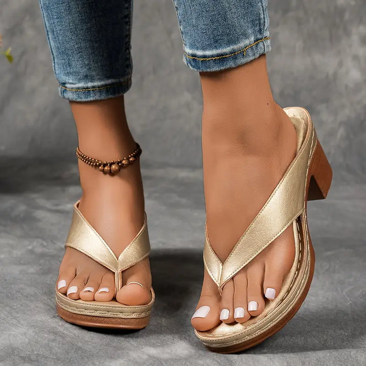 Orthopedic Slippers with Heel
