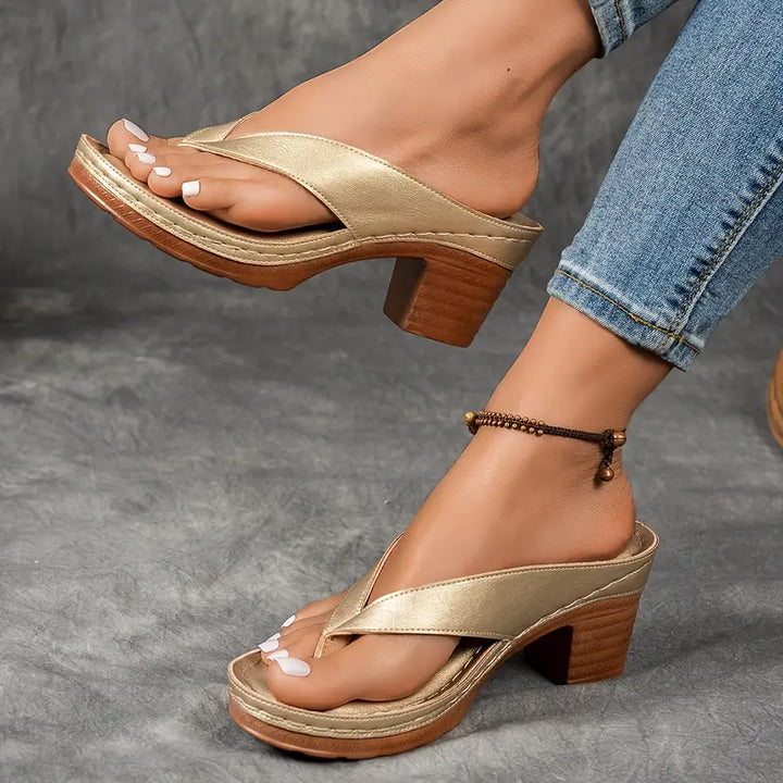 Orthopedic Slippers with Heel