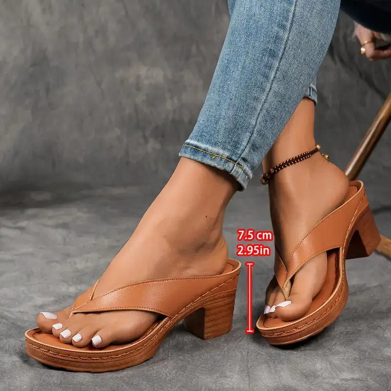 Orthopedic Slippers with Heel