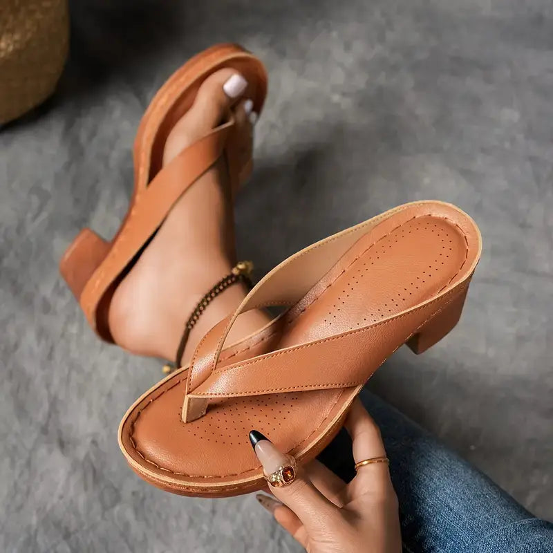 Orthopedic Slippers with Heel