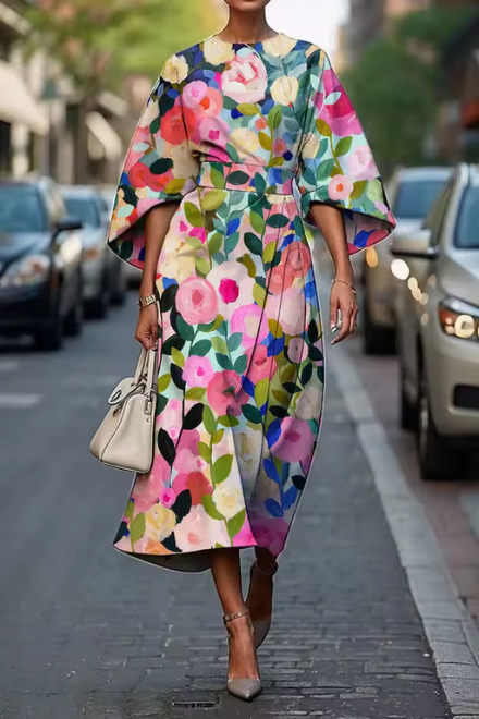Katrina | Elegant Floral Dress