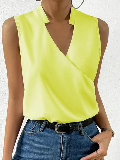 Debra | Elegant Wrap Blouse