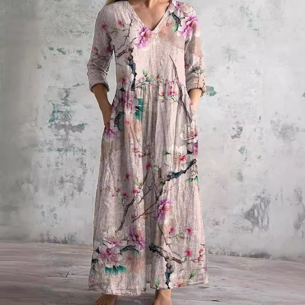 Daisy | Floral V-Neck Summer Dress