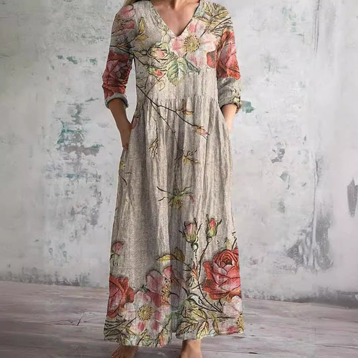 Daisy | Floral V-Neck Summer Dress
