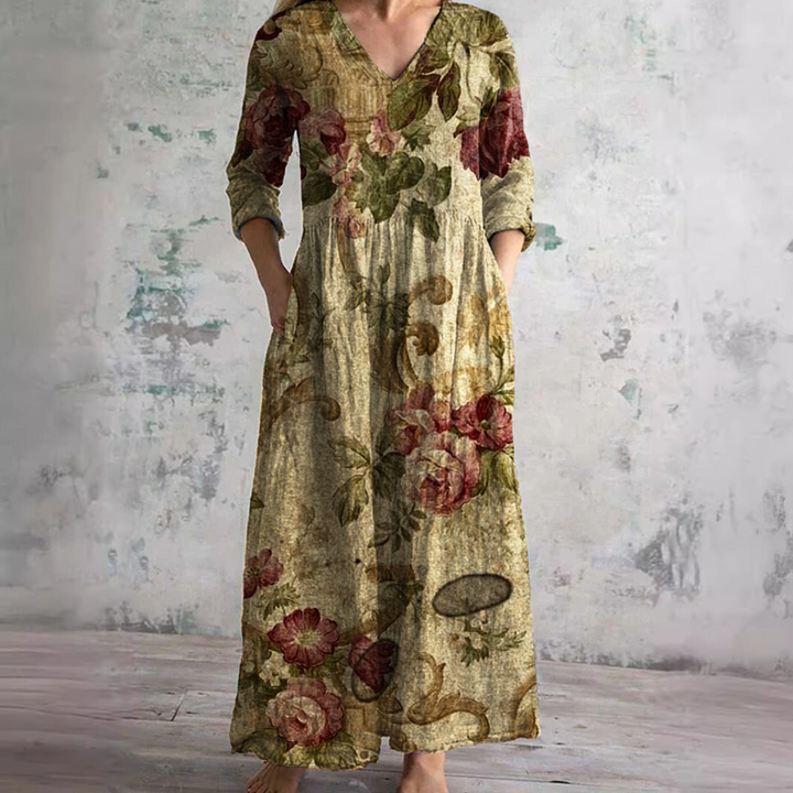 Daisy | Floral V-Neck Summer Dress