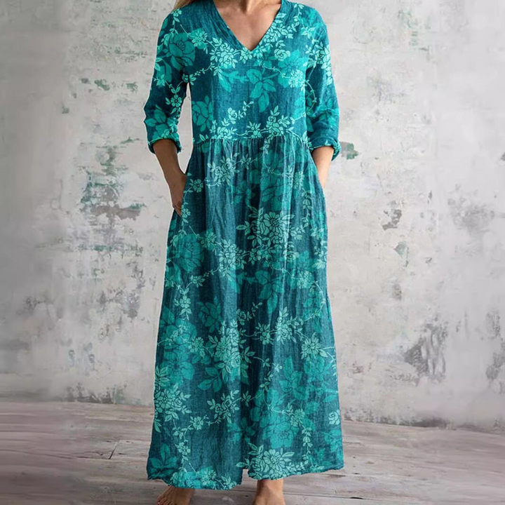 Daisy | Floral V-Neck Summer Dress
