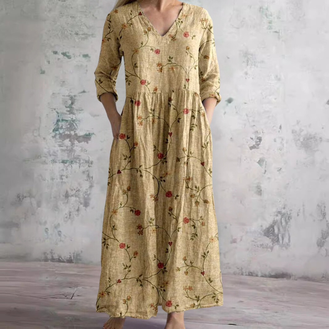 Daisy | Floral V-Neck Summer Dress