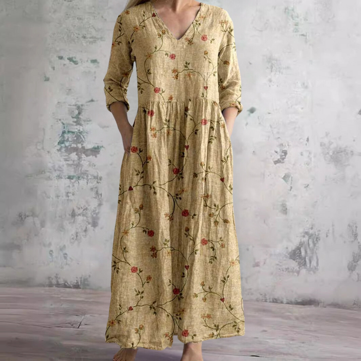 Daisy | Floral V-Neck Summer Dress