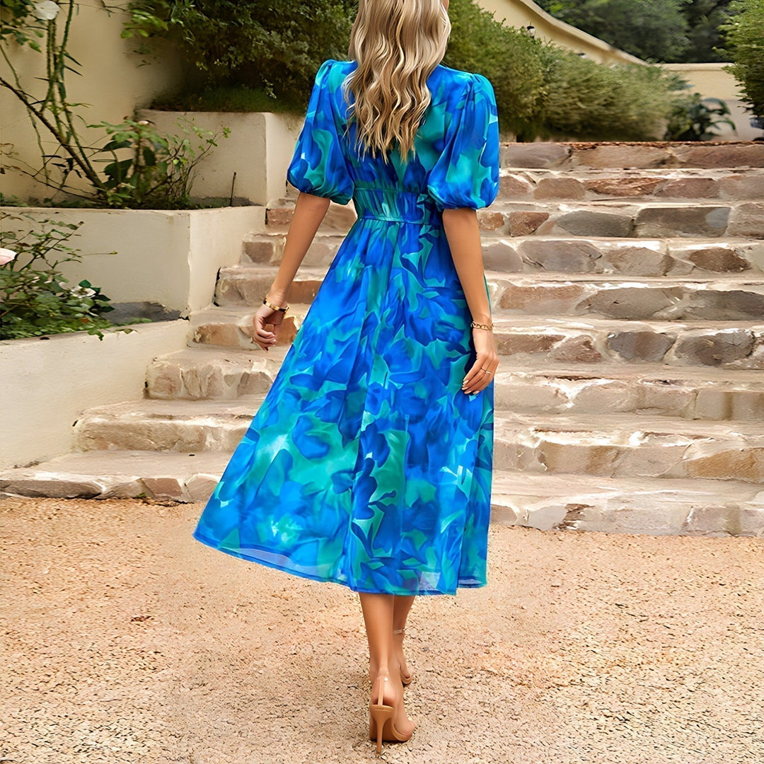 Blessie | Floral Print Maxi Dress
