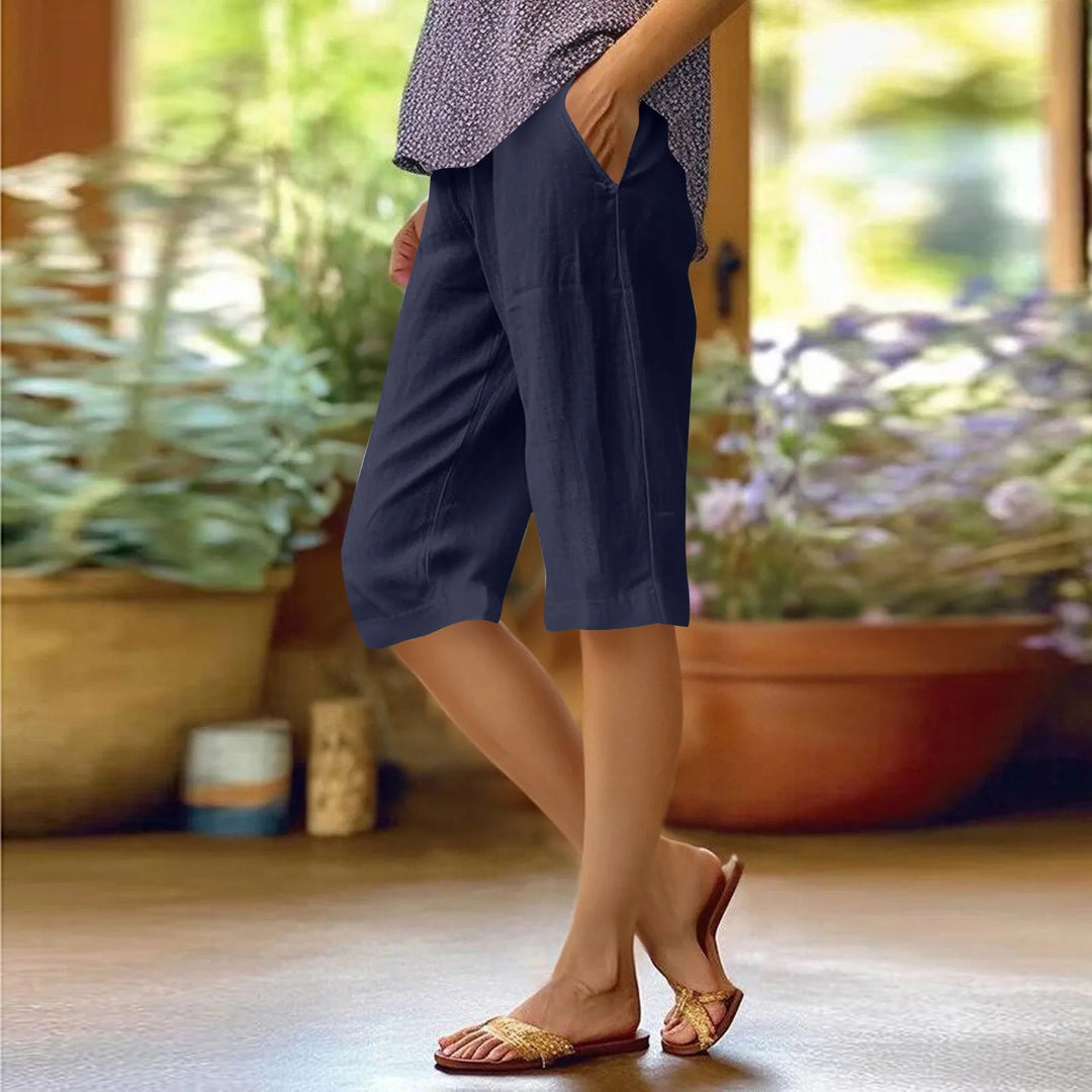 Brenda | High Waist Solid Color Casual Pants