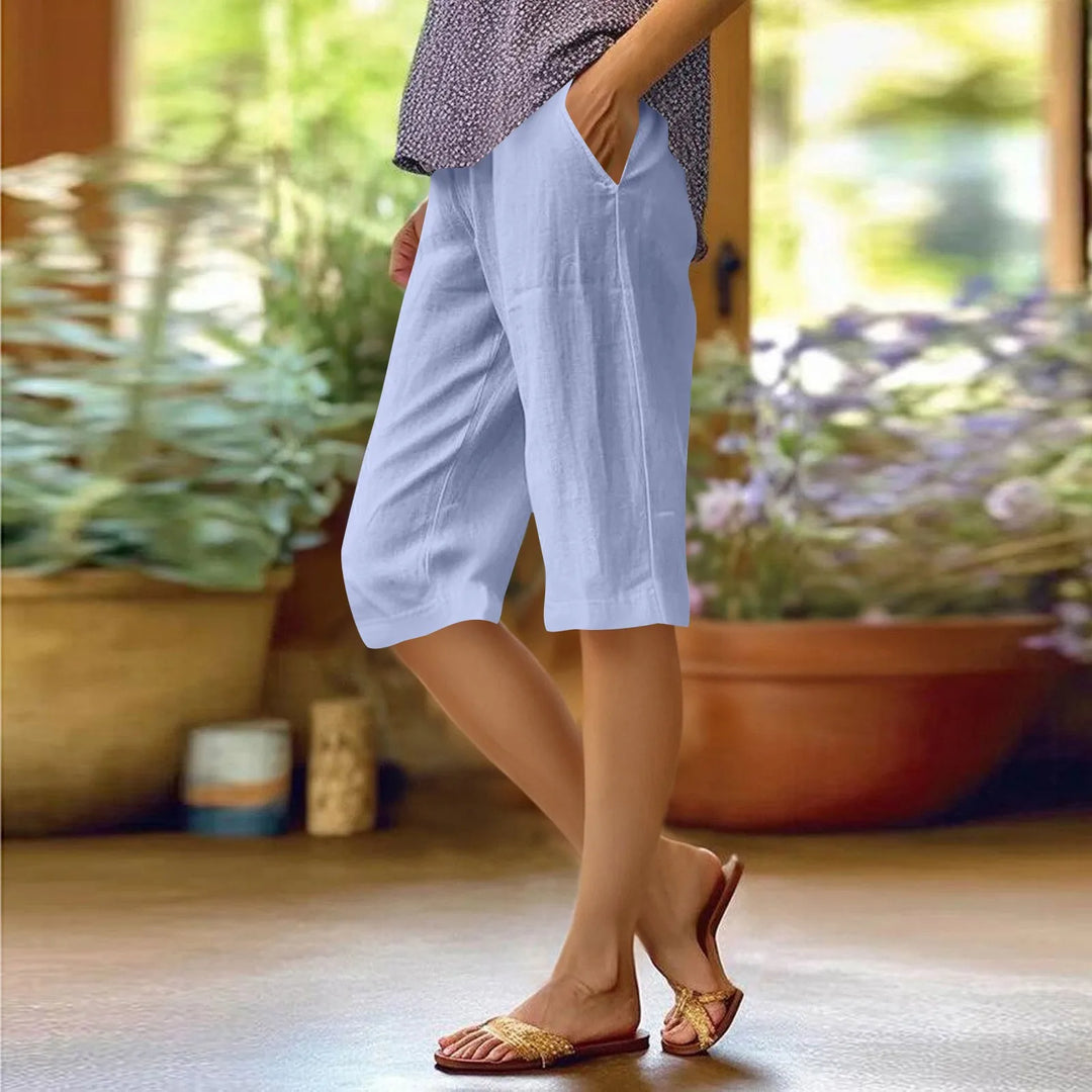 Brenda | High Waist Solid Color Casual Pants
