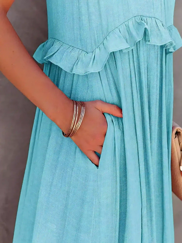 Mabel™ | Ruffle Breeze Maxi Dress
