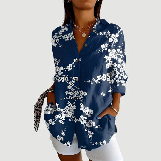 Maja™ | Blouse with Colorful Design