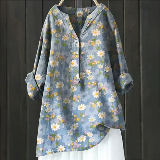 Elidi™ | Airy and Comfortable Linen Shirt with Buttons