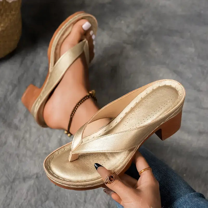 Orthopedic Slippers with Heel