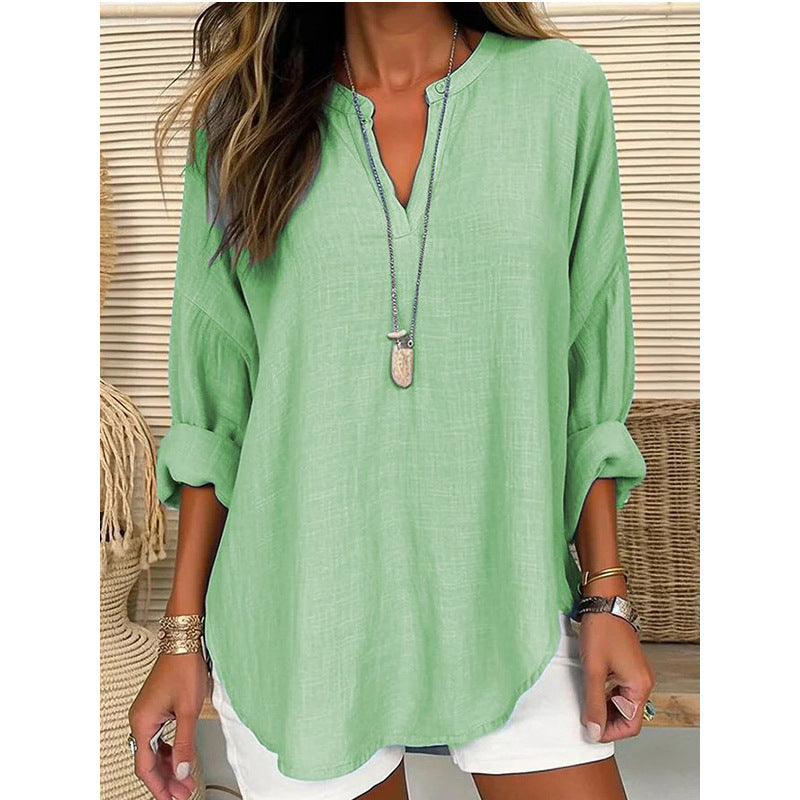 Jodi | Top with V-Neck