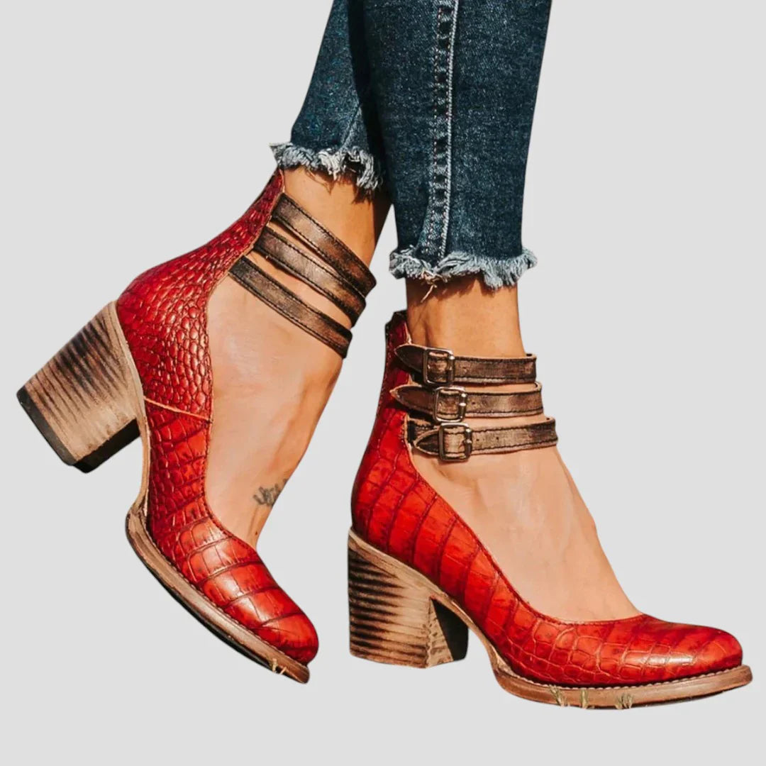 Nicole™ | Open Toe Heels