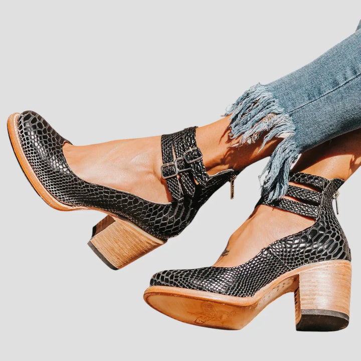 Nicole™ | Open Toe Heels