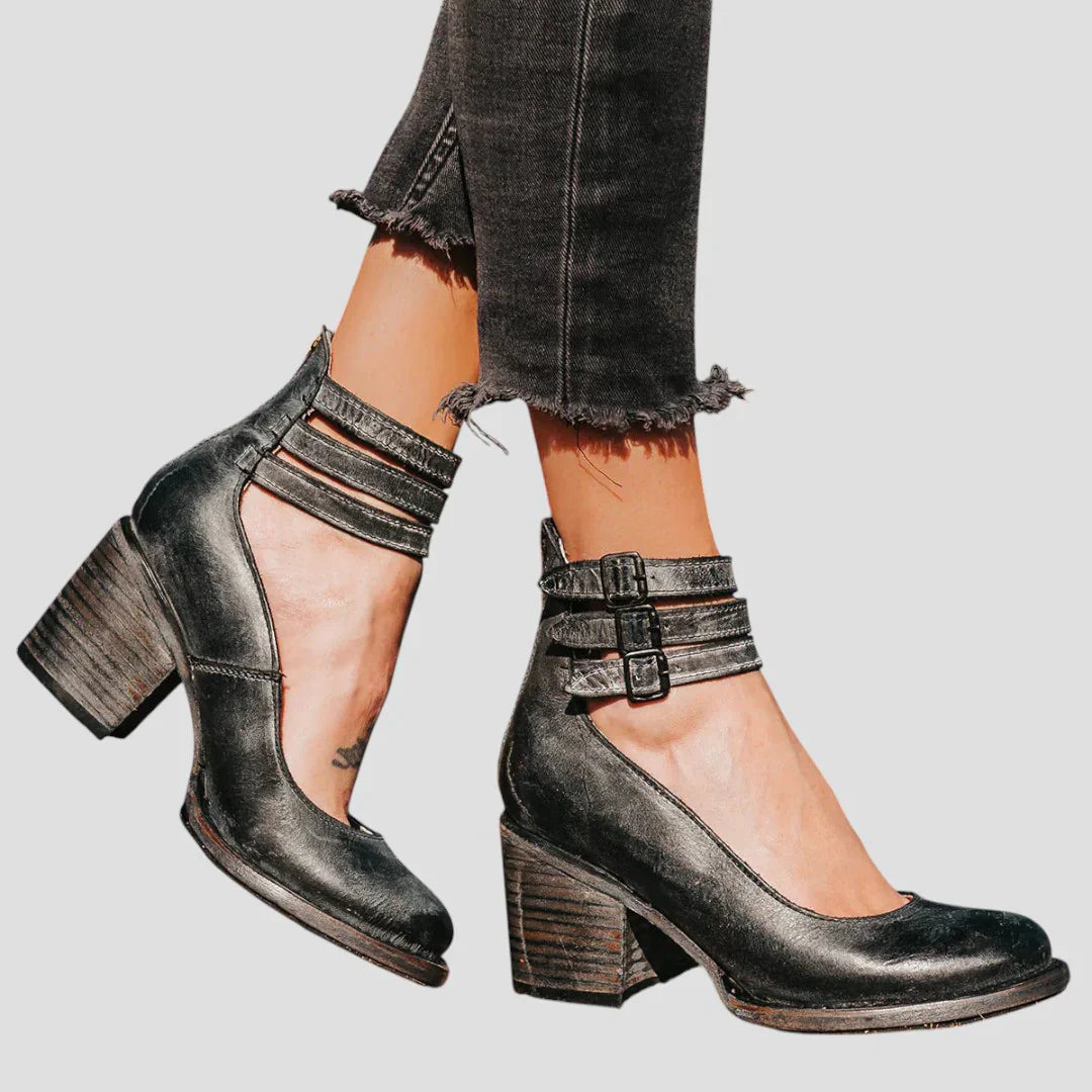 Nicole™ | Open Toe Heels